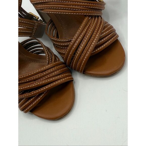 Schutz Marcela Strappy Heeled Leather Sandals - Women’s US 5.5B / - Picture 4 of 9